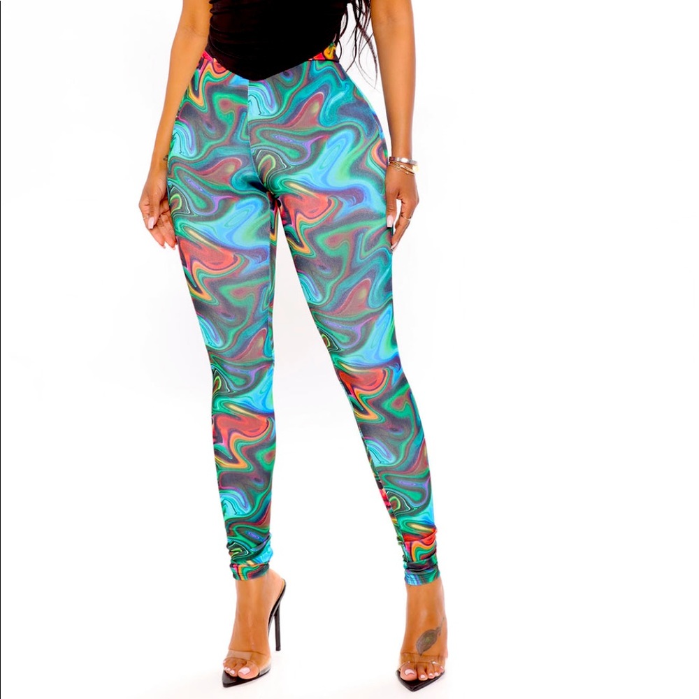 One Time Thing printed leggings